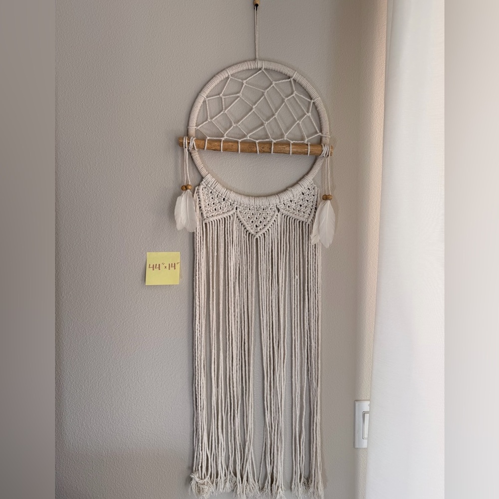 Macrame Dreamcatcher Wall Hanging